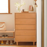 Stylish Beech Wood Multi-Layer Board Cabinet - Natural Wood Finish fxgmz-610