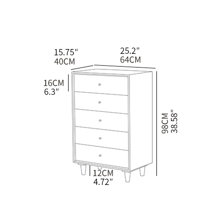 Stylish Beech Wood Multi-Layer Board Cabinet - Natural Wood Finish fxgmz-610