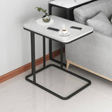Stylish Modern End Table in Black, White, and Gray – Perfect for Any Living Room Decor fxjc-913