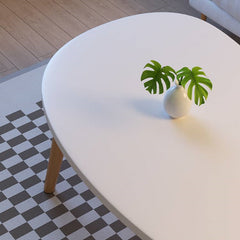 Modern Wooden Coffee Table in Abstract Shape – Minimalistic Design for All Your Rooms fxjc-918