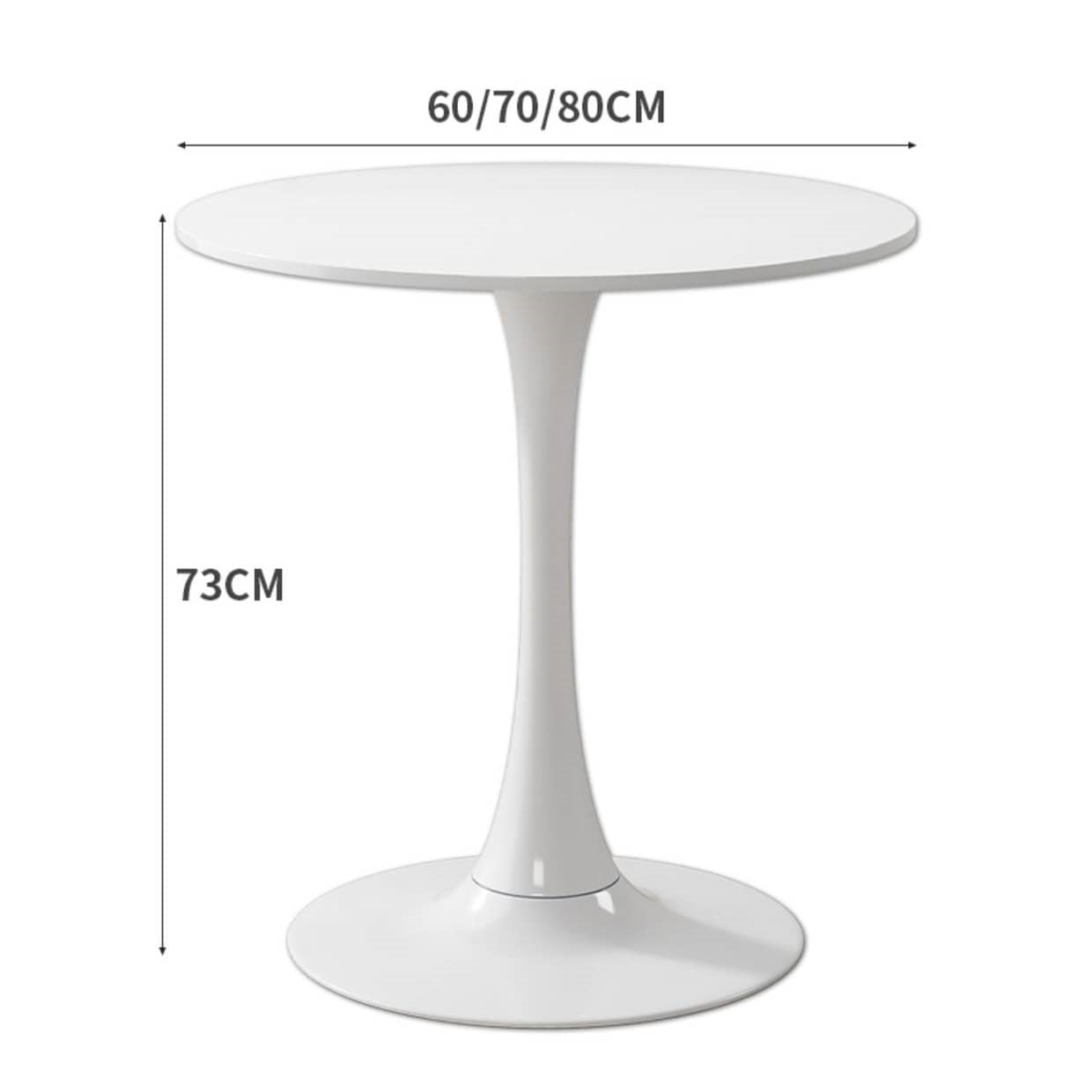 Sleek Modern Table in Elegant White and Black Finish fxjc-922