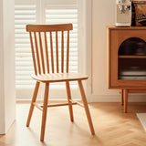 16.9‘’ Modern Wood Dining Chair in Natural Wood Color - Minimalistic Design for Diningroom fyg-657