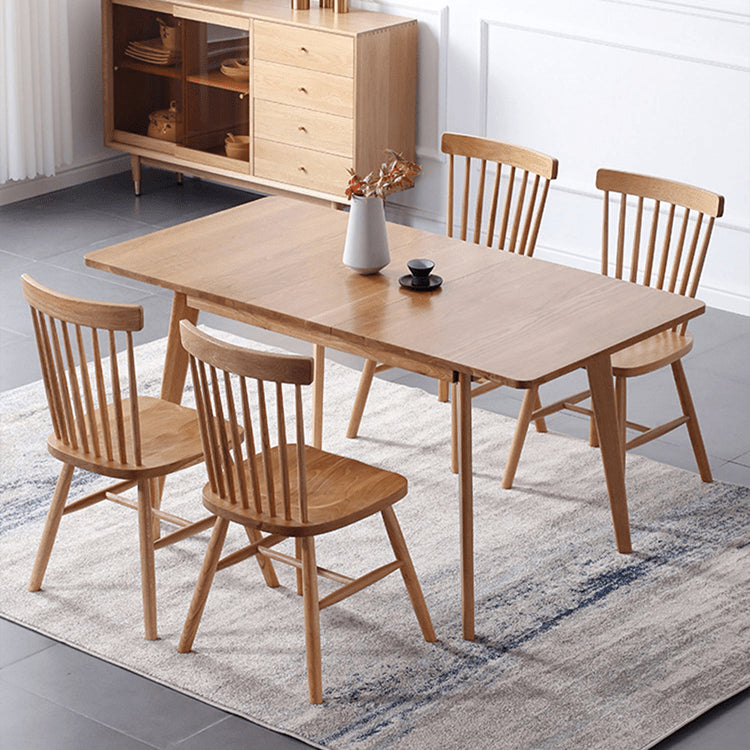 16.9‘’ Modern Wood Dining Chair in Natural Wood Color - Minimalistic Design for Diningroom fyg-657