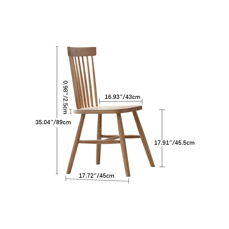 16.9‘’ Modern Wood Dining Chair in Natural Wood Color - Minimalistic Design for Diningroom fyg-657