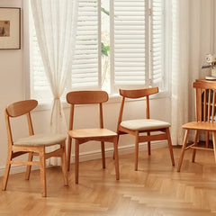 Modern Cherry Wood Dining Chair - Perfect Design for Dining Room fyg-658