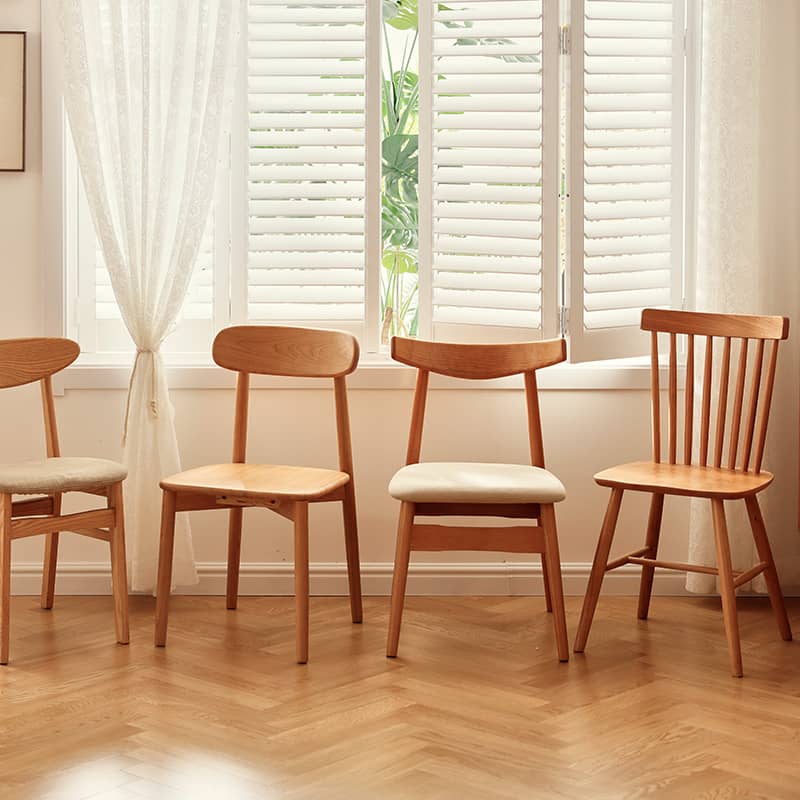 Modern Cherry Wood Dining Chair - Perfect Design for Dining Room fyg-658