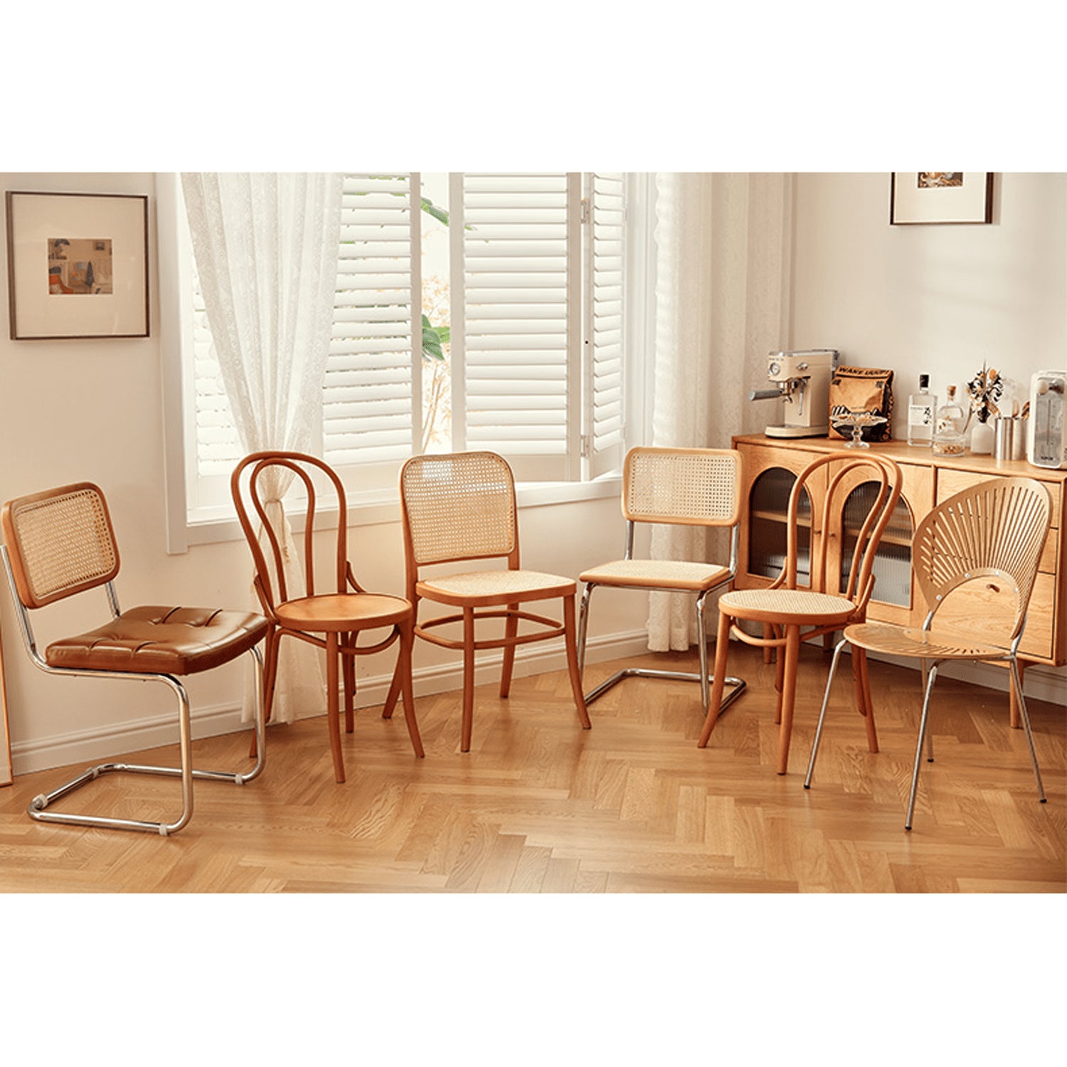 Modern Cherry Wood Dining Chair - Perfect Design for Dining Room fyg-658