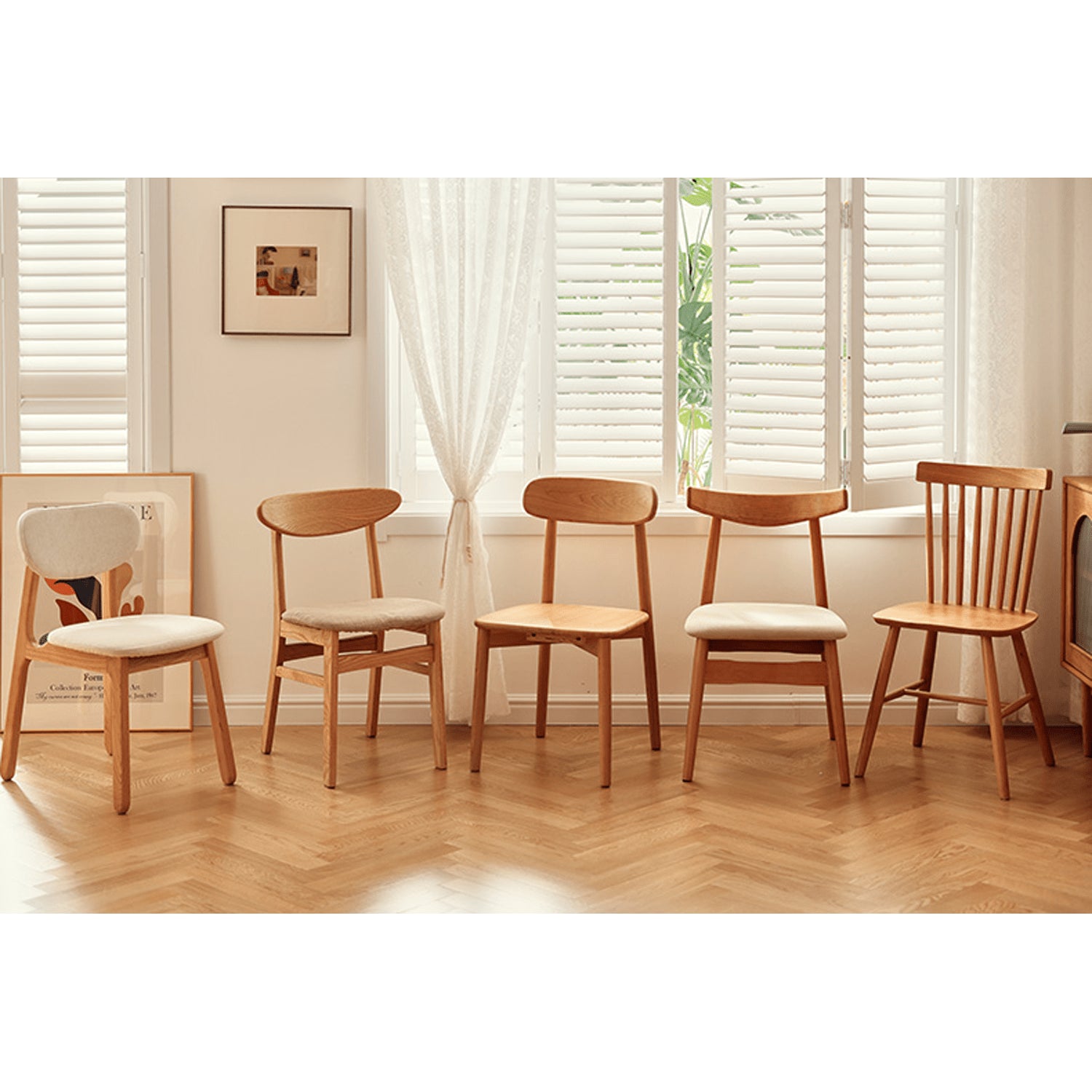 Modern Cherry Wood Dining Chair - Perfect Design for Dining Room fyg-658