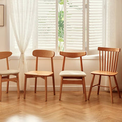 Modern Wooden Dining Chair with Soft Cotton Seat - Perfect for Diningroom fyg-659