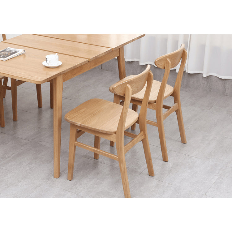 Modern Oak Wood Dining Chair with Cotton & Foam Filling Seat for Diningroom fyg-660