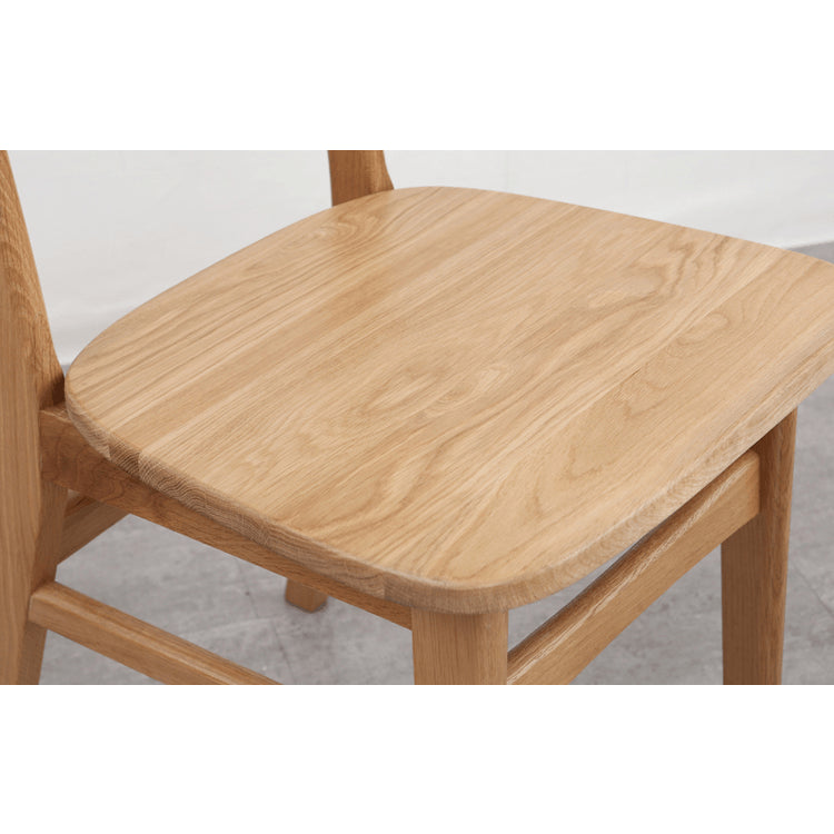 Modern Oak Wood Dining Chair with Cotton & Foam Filling Seat for Diningroom fyg-660