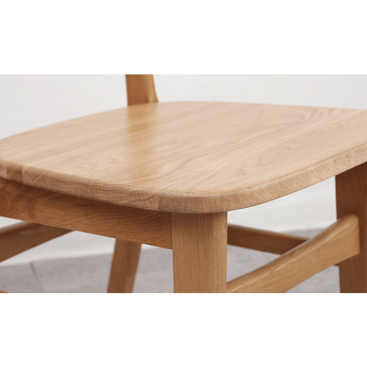 Modern Oak Wood Dining Chair with Cotton & Foam Filling Seat for Diningroom fyg-660