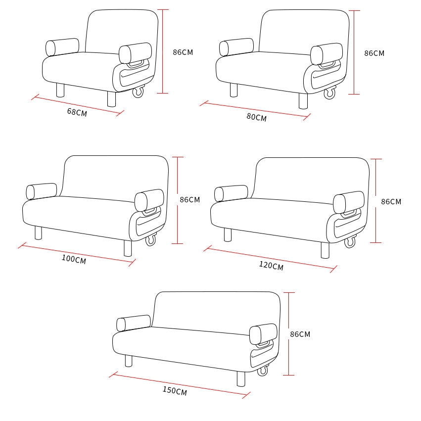 Stylish Cotton-Linen Sofa in Light Blue, Orange, Brown, Beige & Gray – Ultimate Comfort for Any Living Room fyj-1245