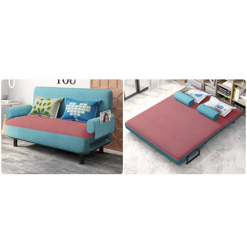 Stylish Multi-Color Cotton-Linen Sofa - Gray, Blue, Orange, Light Brown, Beige fyj-1250