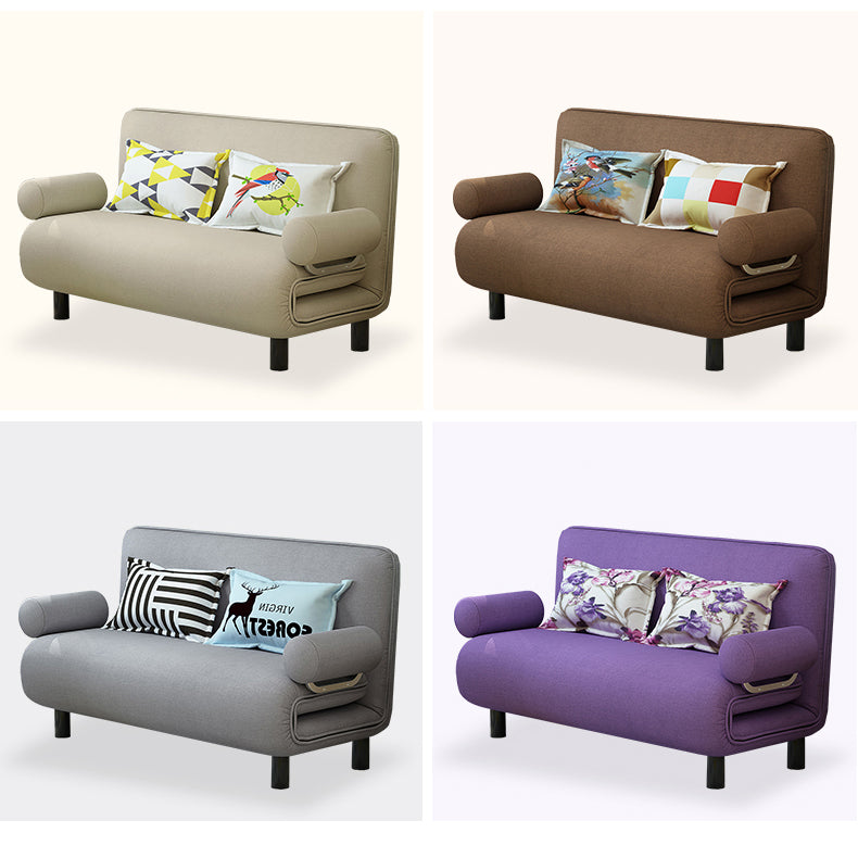 Stylish Cotton-Linen Sofa in Blue, Beige, Brown, Gray & Purple - Modern Living Room Furniture fyj-1256