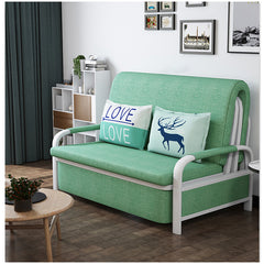 Stylish Sofa in Light Blue, Gray, Green, Navy & Dark Colors - Premium Cotton-Linen Blend Fabric fyj-1258