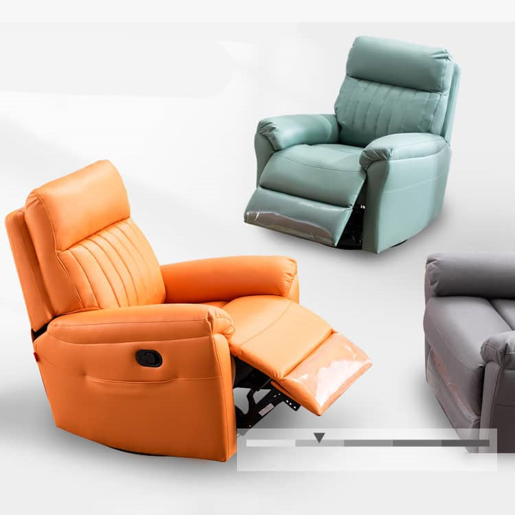 Stylish Modern Sofa - Orange & Mint Green with Gray Accents, Durable Metal Frame & Techno Fabric fykl-439