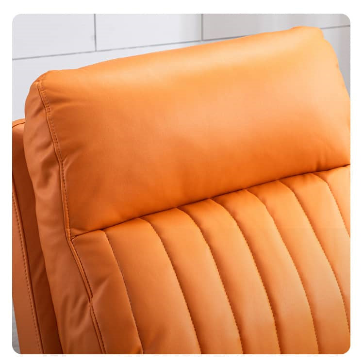 Stylish Modern Sofa - Orange & Mint Green with Gray Accents, Durable Metal Frame & Techno Fabric fykl-439