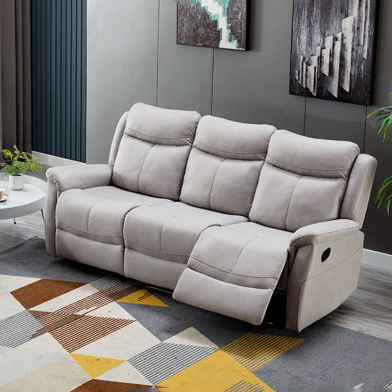 Modern Dark Gray Sofa with Particle Board Frame and Techno Fabric – Ultimate Comfort and Style fykl-446