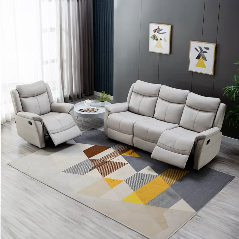 Modern Dark Gray Sofa with Particle Board Frame and Techno Fabric – Ultimate Comfort and Style fykl-446