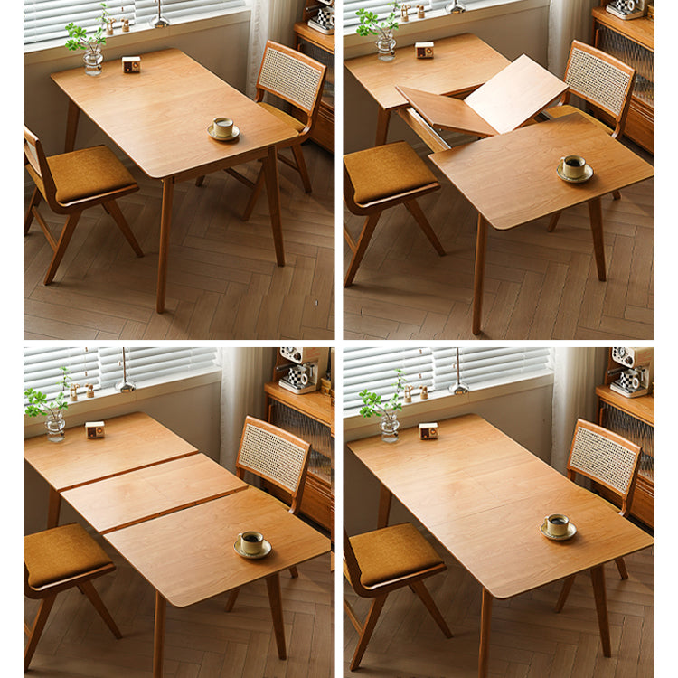 Rectangular Oak & Cherry Wood Dining Table for 6 - Perfect for Your Dining Room fyx-833