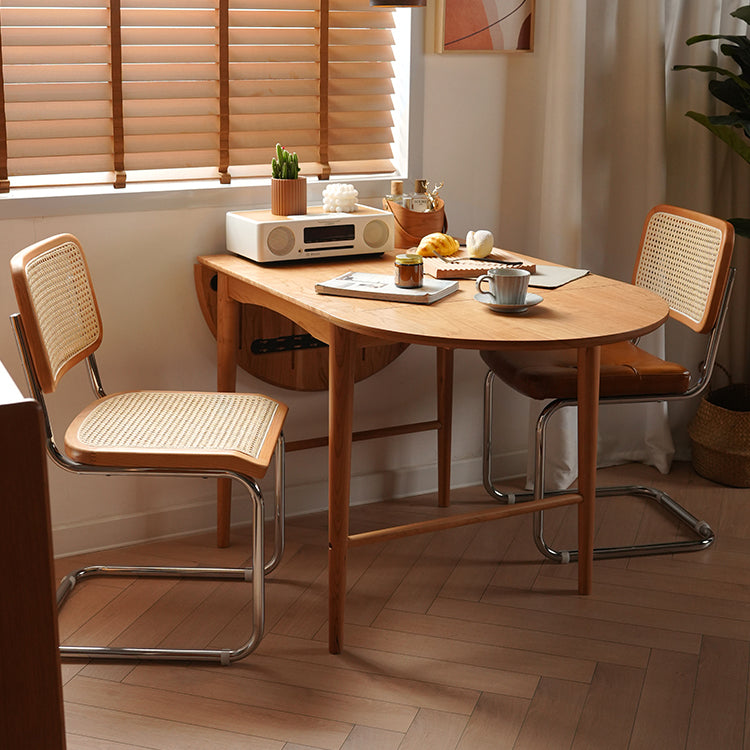 29.5‘’ Oval&Square Wooden Dining Table – Perfect for 4-8 People fyx-840