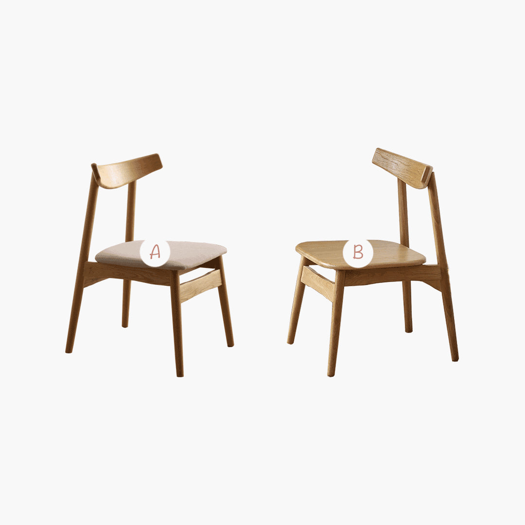 Modern Wooden Dining Chair Collections in Cherry or Oak Wood - Perfect for Diningroom fyx-884