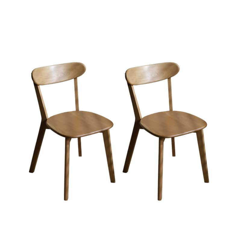 Modern Wooden Dining Chair Collections in Cherry or Oak Wood - Perfect for Diningroom fyx-884