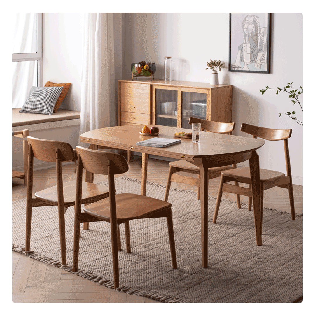 Modern Wooden Dining Chair Collections in Cherry or Oak Wood - Perfect for Diningroom fyx-884