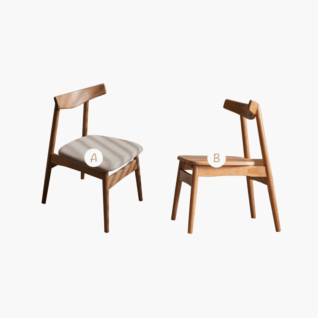 Modern Wooden Dining Chair Collections in Cherry or Oak Wood - Perfect for Diningroom fyx-884