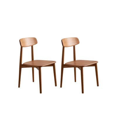 Modern Wooden Dining Chair Collections in Cherry or Oak Wood - Perfect for Diningroom fyx-884