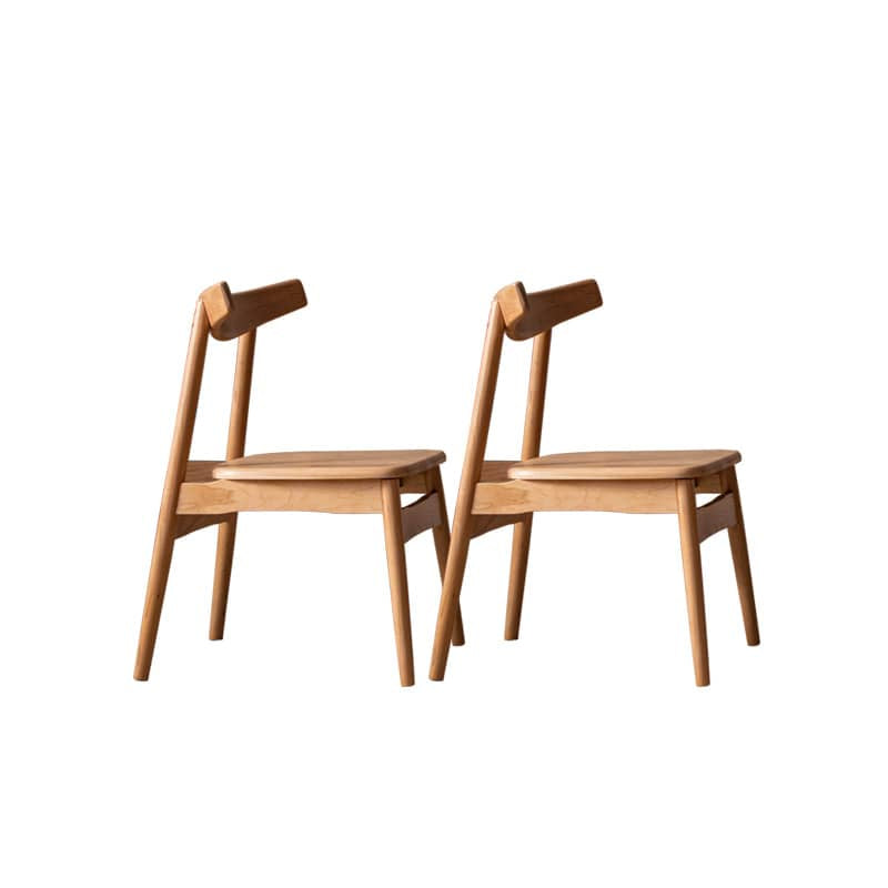 Modern Wooden Dining Chair Collections in Cherry or Oak Wood - Perfect for Diningroom fyx-884