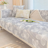 Fresh Floral Ice Silk Cooling Couch Cover delivers silky cool touch for summer-gsft-9050