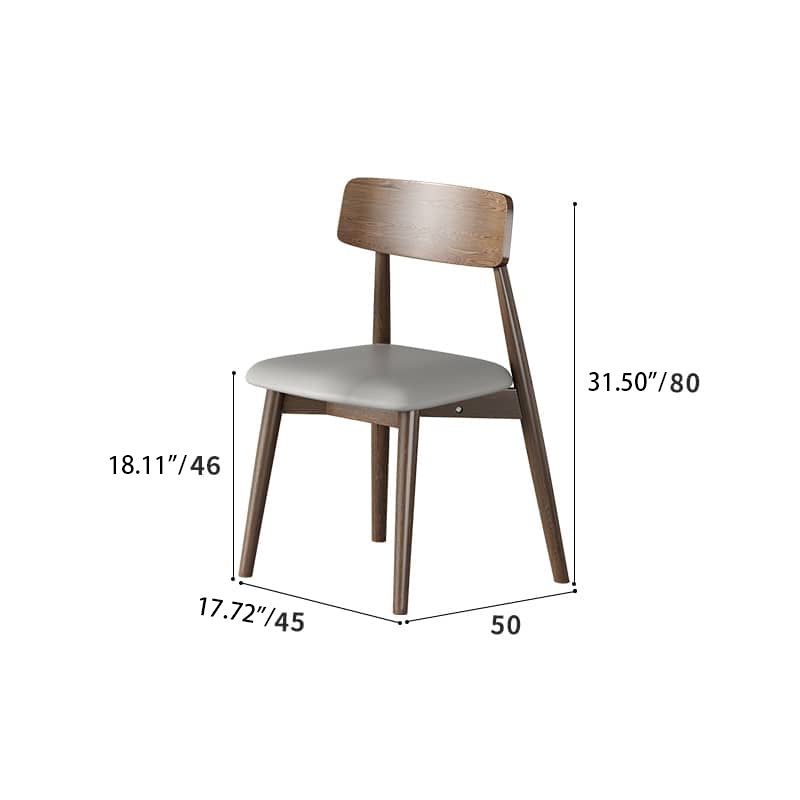 Modern Light Gray Oak Chair with Scratch-Resistant Upholstery hagst-332