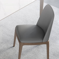 Modern Ash Wood Dining Chair with Scratch-Resistant Fabric Chair*2 - Durable & Stylish Seating hagst-338