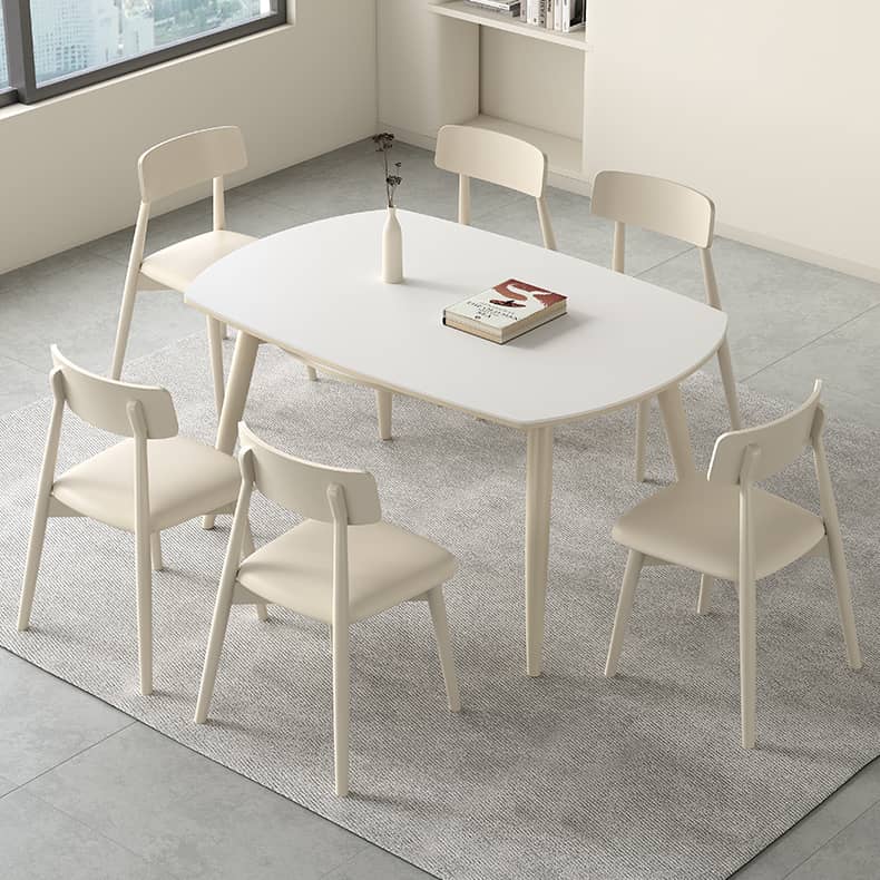 Extendable Round Dining Table for 6-8 Persons - Durable Design with Sintered Stone Top hagst-559