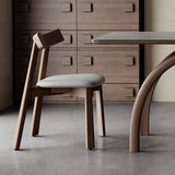 Modern Oak Wood Dining Chair with Comfortable Foam Cushion - Stylish Design for Dining Room hagst-821