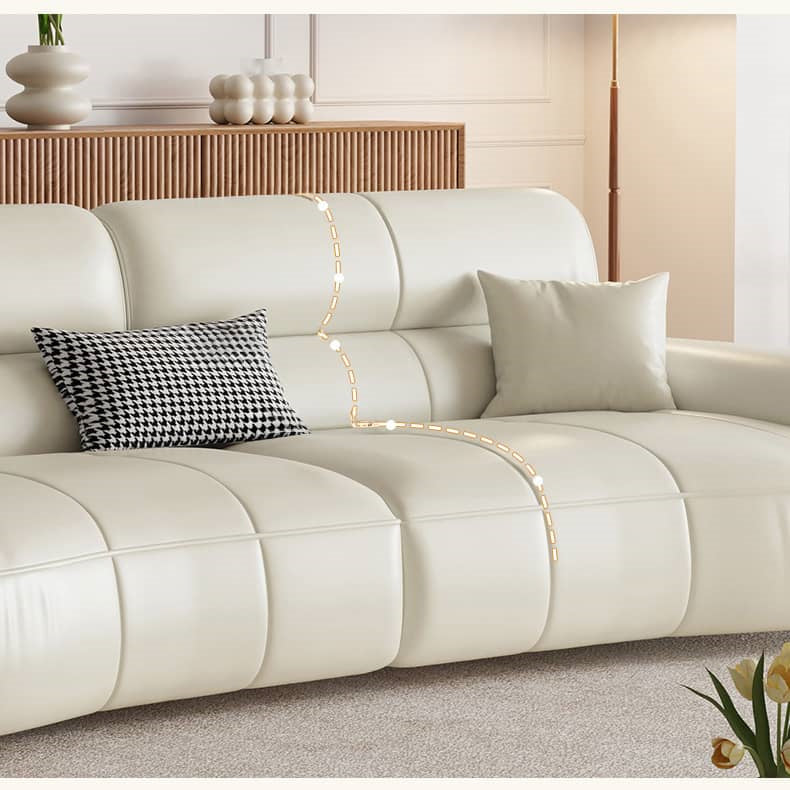 Versatile Sofa in Light Brown, Black, Green with Pine & Oak Wood, Down, Latex, and Faux Leather Elements hatx-1019