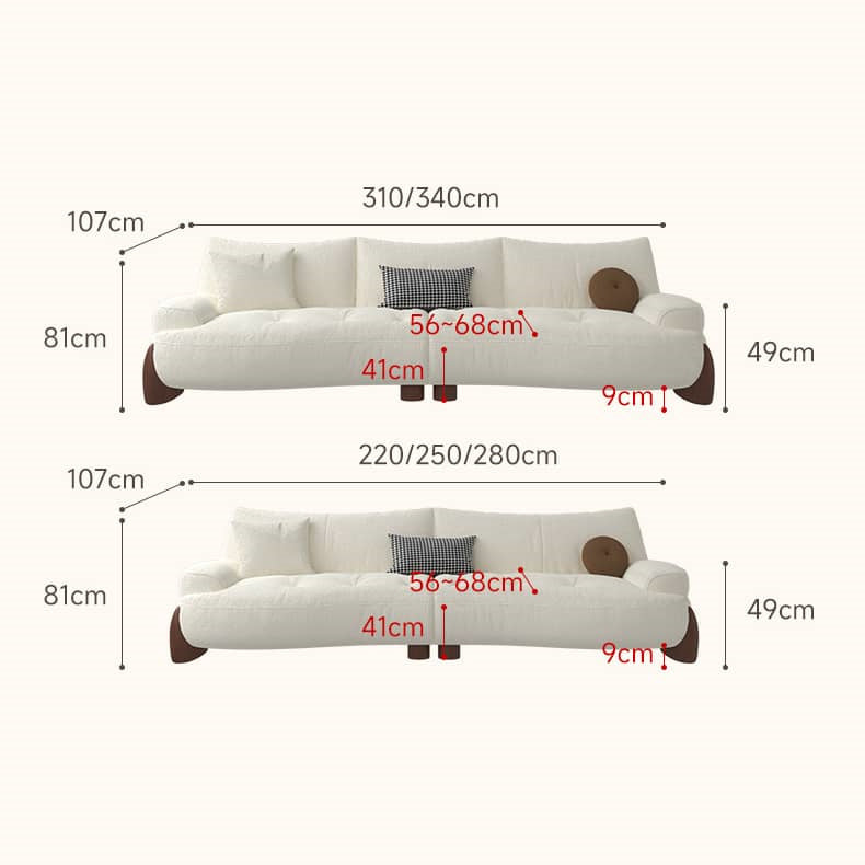 Versatile Sofa: Beige, Dark Yellow, Gray, Green - Light Pine & Oak Wood Options hatx-1023