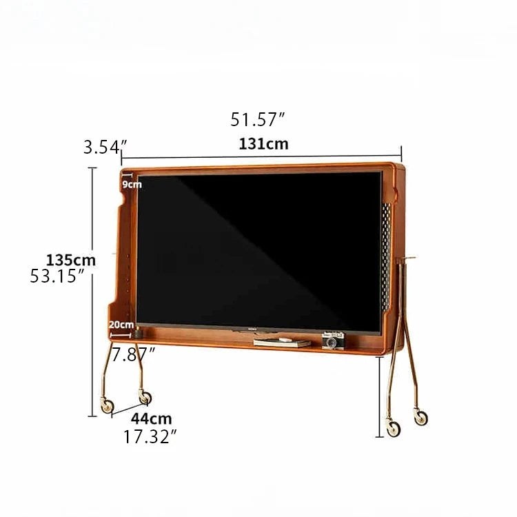 Elegant Cherry Wood TV Stand - Stylish and Durable Home Entertainment Center hby-4601