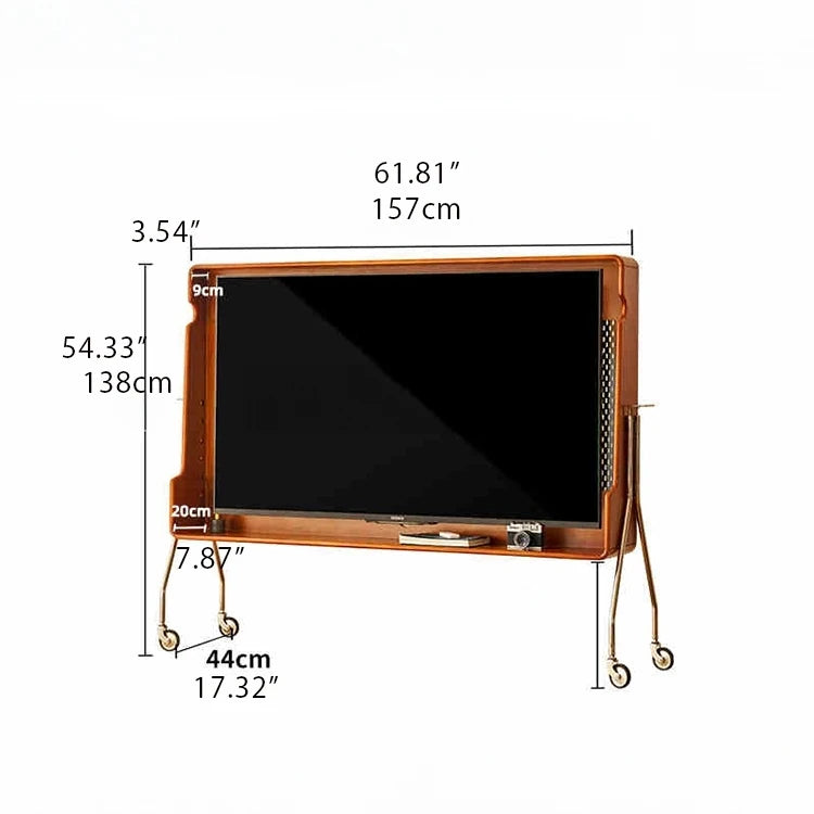 Elegant Cherry Wood TV Stand - Stylish and Durable Home Entertainment Center hby-4601