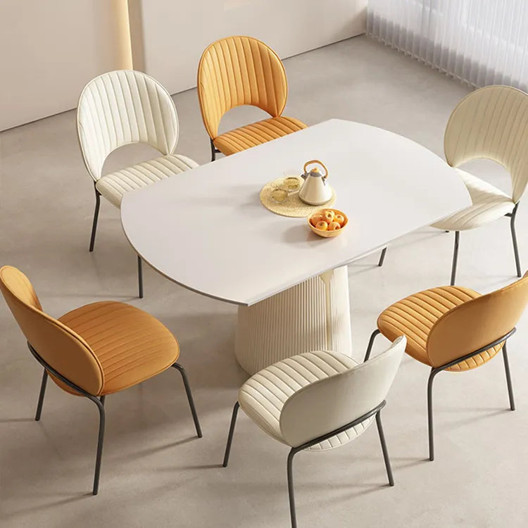 Modern Faux Leather Dining Chair - Stylish Comfort for Dining hfcjp-4007