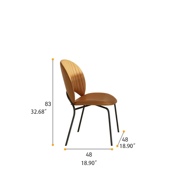 Modern Faux Leather Dining Chair - Stylish Comfort for Dining hfcjp-4007