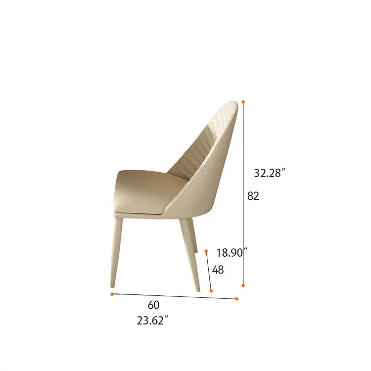 Modern Faux Leather Dining Chair - Stylish Comfort for Dining hfcjp-4007