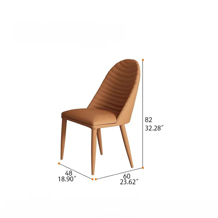 Modern Faux Leather Dining Chair - Stylish Comfort for Dining hfcjp-4007
