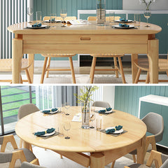 Premium Quality Natural Rubber Wood Table - Durable & Elegant Design hglna-1465