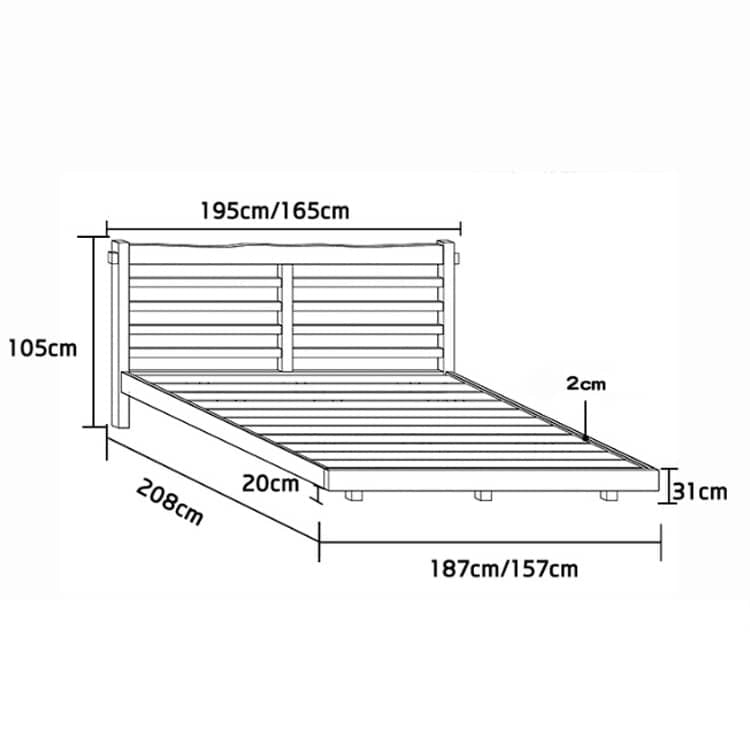 Modern Queen Size Dark Beige Bed with Pine Bed Frame & Cotton Upholstery Headboard California King Size for Your Bedroom Comfort hjhms-1047