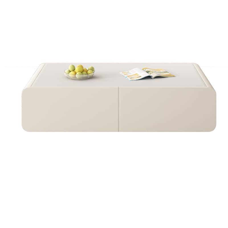 Chic Pine Wood Coffee Table  Beige style with storage - Modern Elegance for Your room hjl-1207