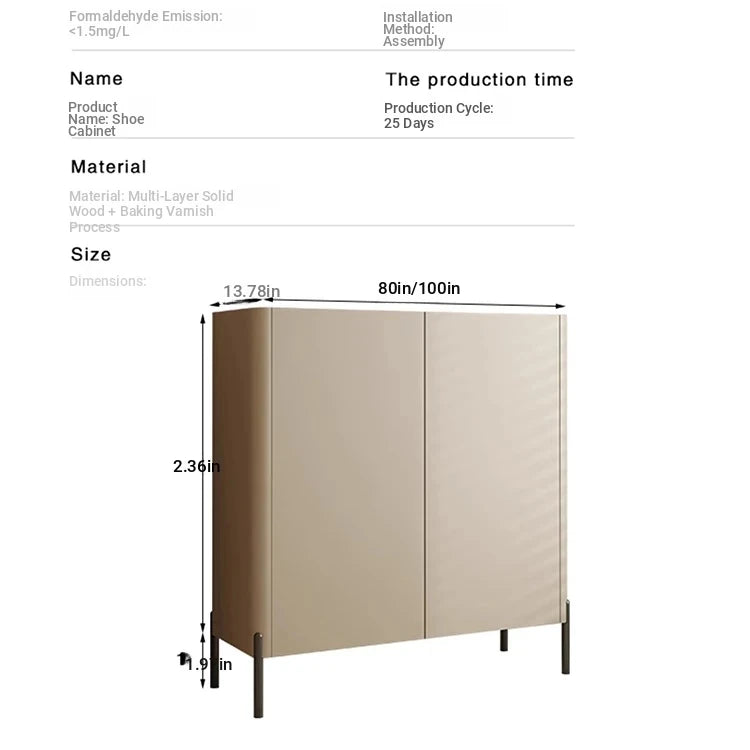 Stylish Modern Cabinet with Sleek Design and Versatile Storage Solutions hko-4604