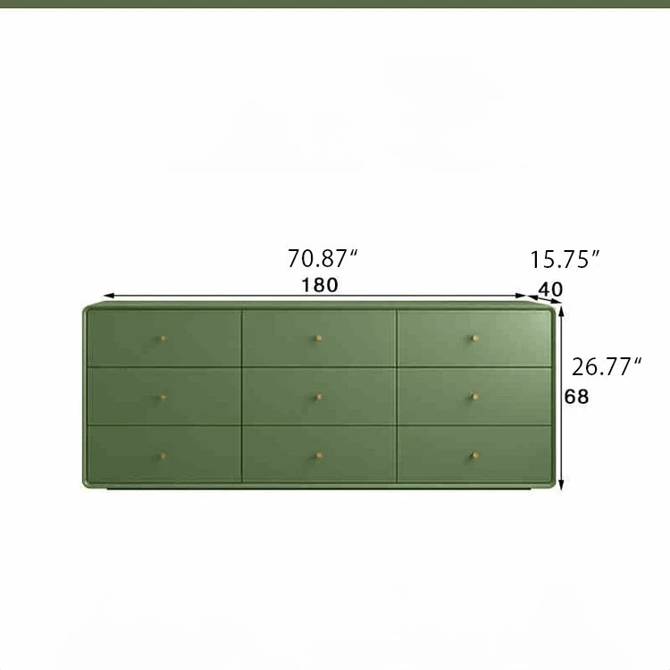 Modern Minimalist Bedroom Cabinet - Elegant Density Board Storage Chest with 8 Drawers for Stylish Organization hko-4608